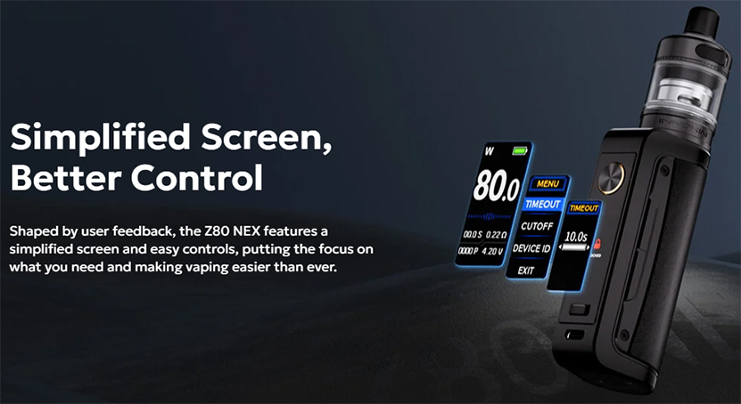 Innokin Coolfire Z80 Nex Kit TFT Color Screen