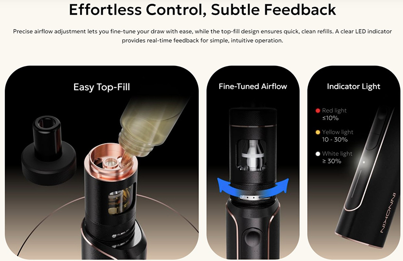 Innokin Coolfire Z Air Kit Adjustable Airflow