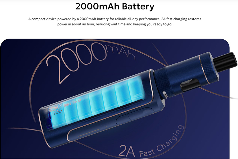 Innokin Coolfire Z Air Kit Battery Capacity