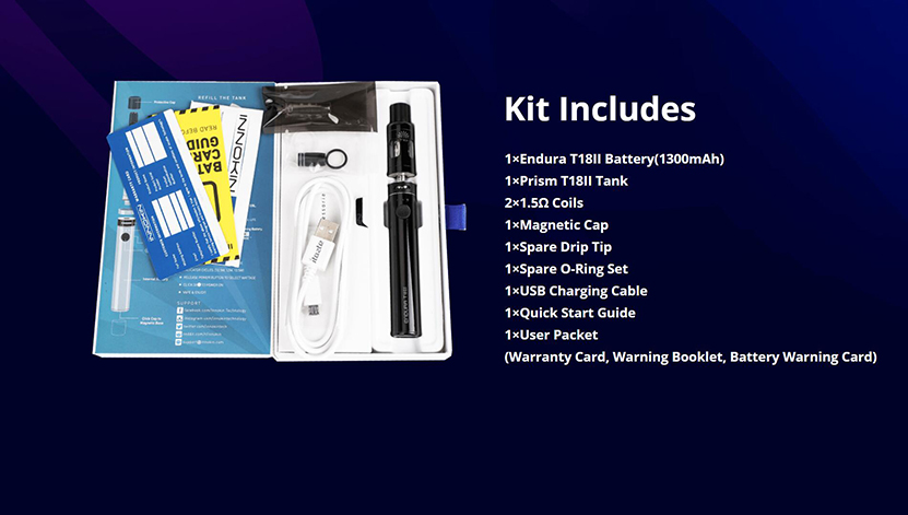 Innokin Endura T18 II Vape Pen Kit Package