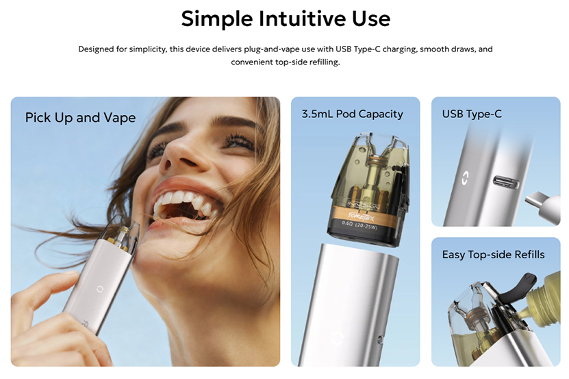 Innokin Foretex Pod Kit 3.5ml and Top Filling