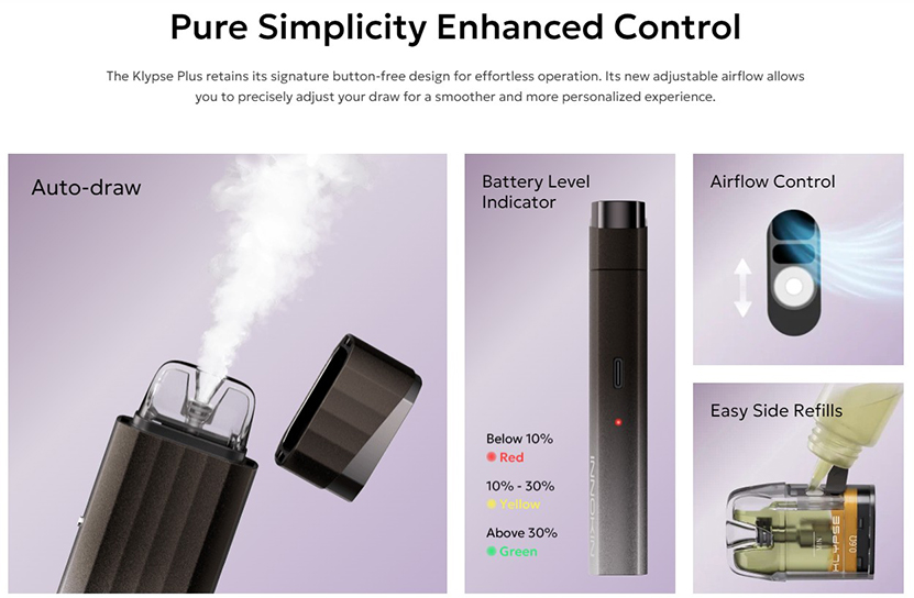 Innokin Klypse Plus Kit Adjustable Airflow