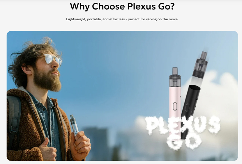 Innokin Plexus GO Kit Reason to Choose
