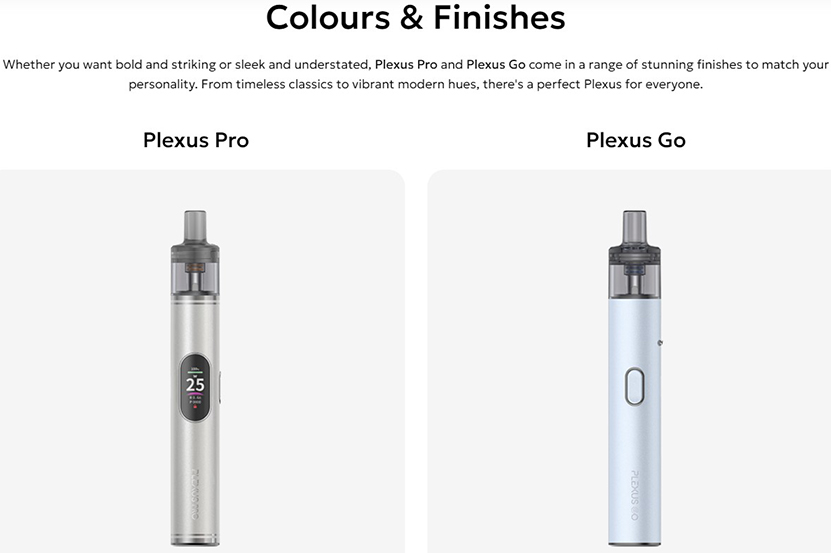 Innokin Plexus Pro Pod Kit Finishes
