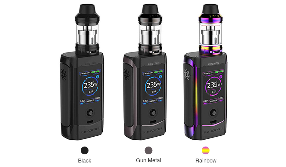 Innokin Proton 235W TC Mod with Scion II Subohm Tank Colors