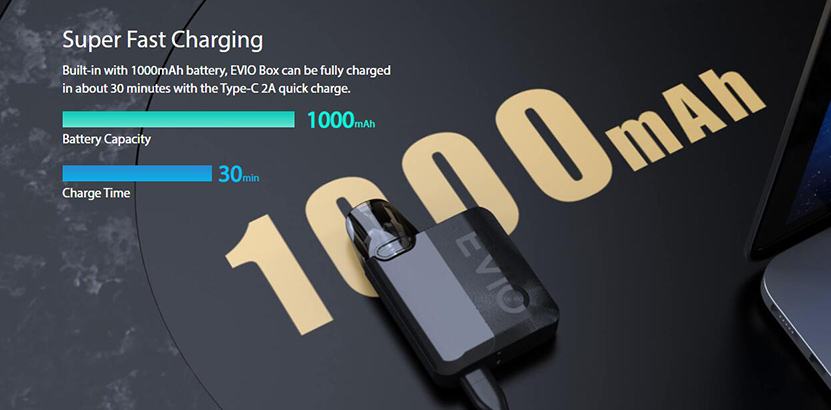 Joyetech EVIO Box Kit Fast Charging