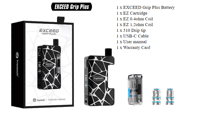 Joyetech Exceed Grip Plus Kit Package