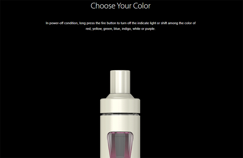 Joyetech eGo AIO Kit 7 Color Indicator Light