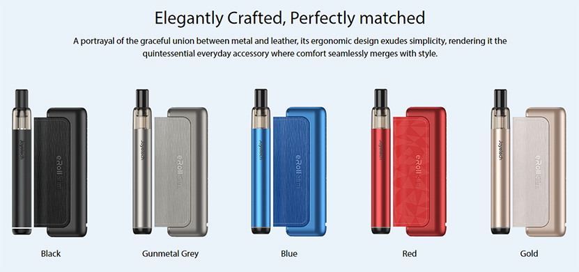 Joyetech eRoll Slim Kit with PCC Box You just need to enjoy days of  continuous vaping without worrying about battery depletion. 🔥❤️ ⚠…