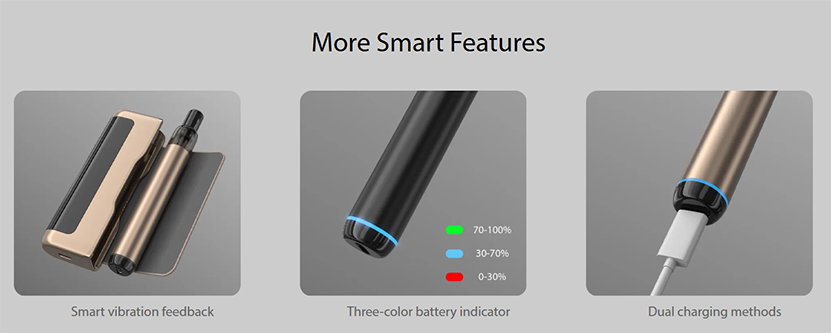 Joyetech eRoll Slim Pro Kit with PCC Box Features