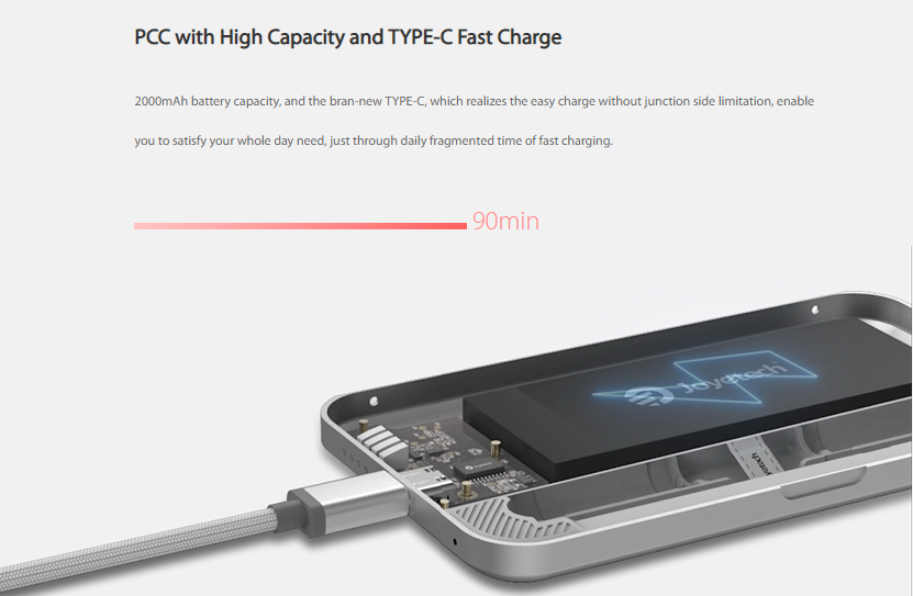 Joyetech eRoll Mac Portable Charging Case Charge