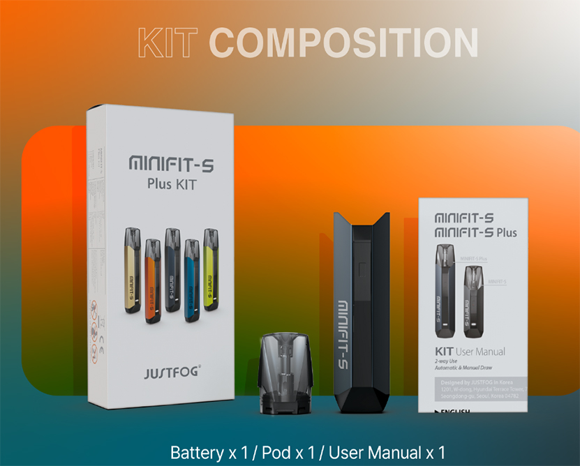 Justfog Minifit S Plus Kit Package