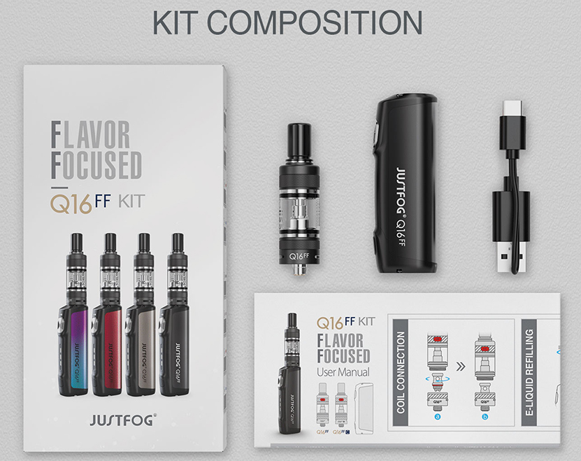 Justfog Q16 FF Kit Package