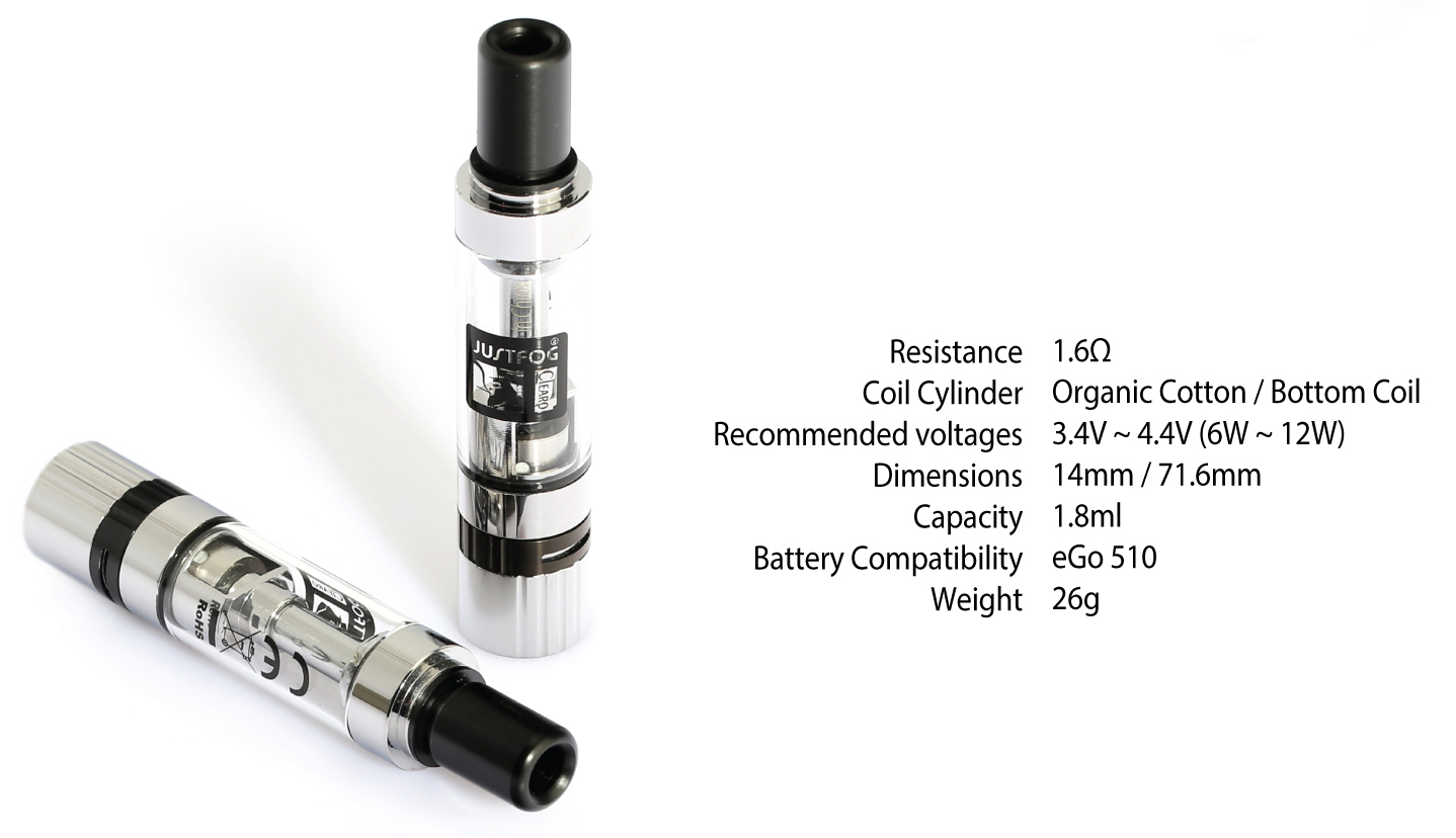 Justfog Q14 Clearomizer Features 02