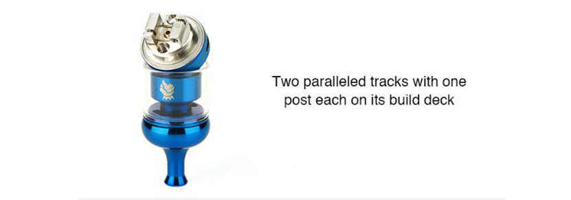 KAEES Aladdin MTL RTA Atomizer Two Paralleled tracks