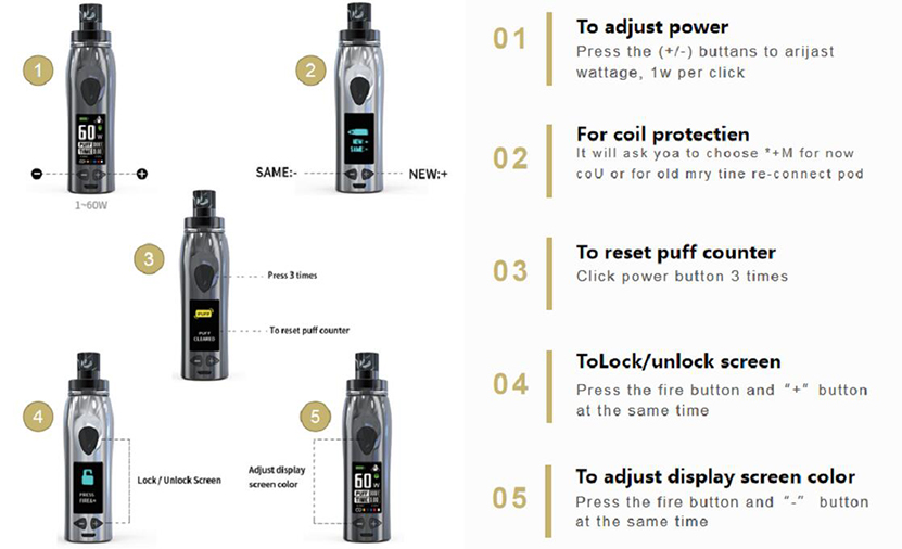 Kangvape Anarchist 60W Kit Feature 7