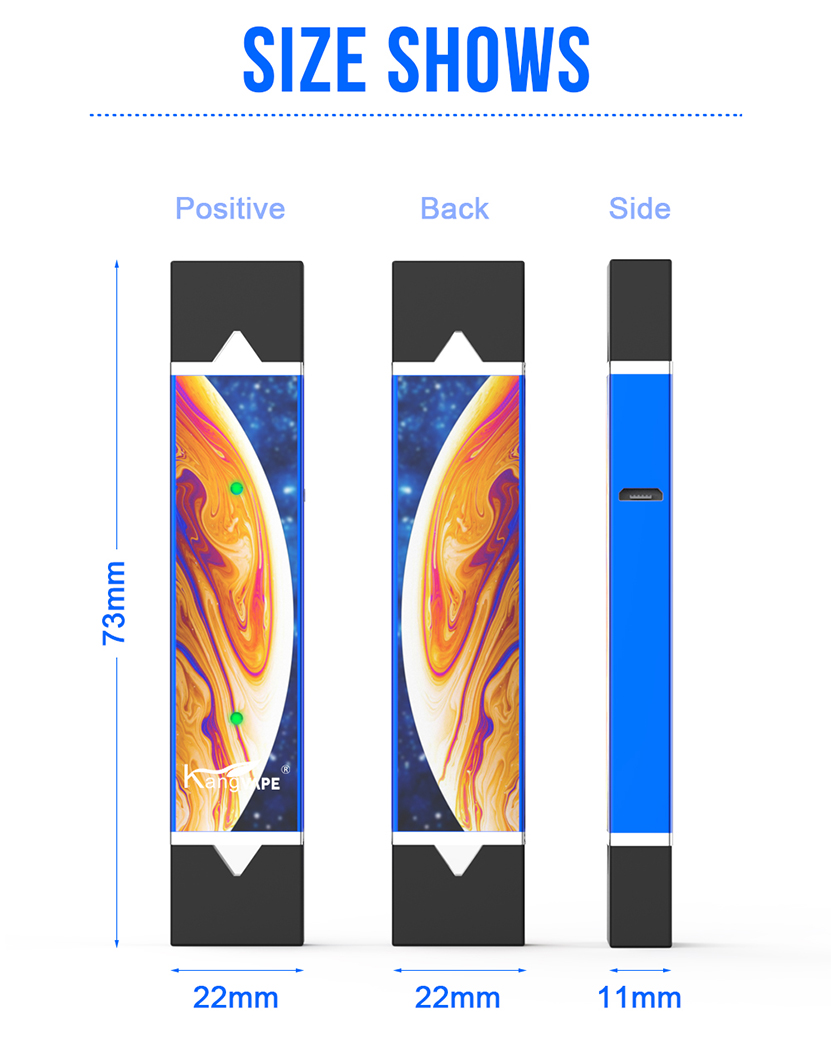 Kangvape D-pod CBD Kit Size