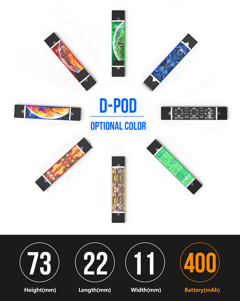 Kangvape D-pod Kit with CBD Pod battery