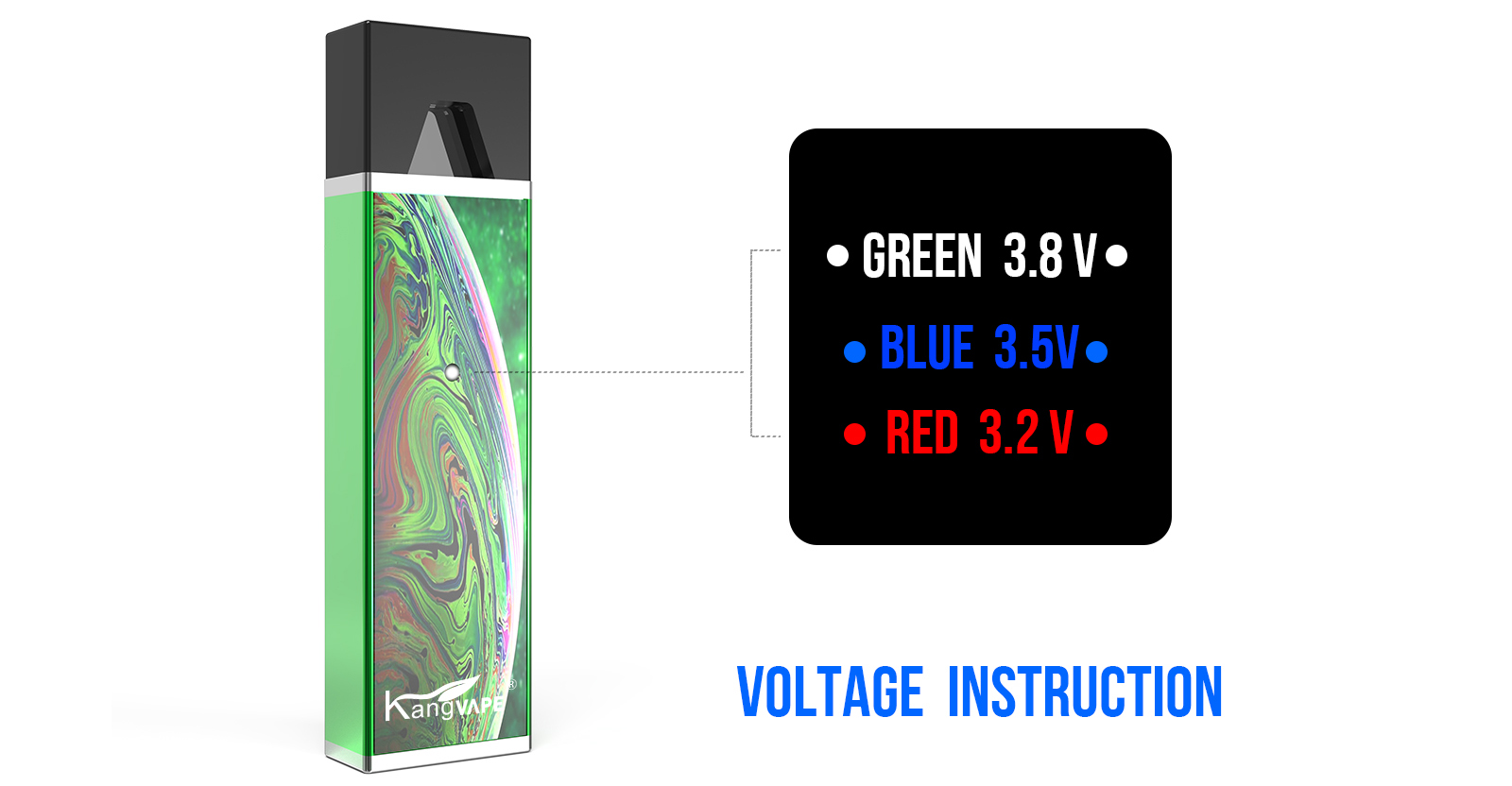 Kangvape D-pod V1 Vape Kit Voltage