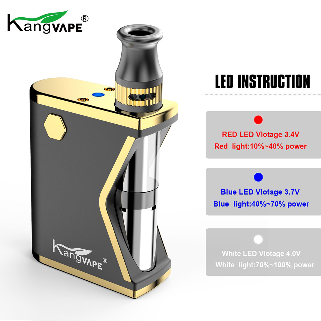 Kangvape Mini K Box Kit LED Indicator
