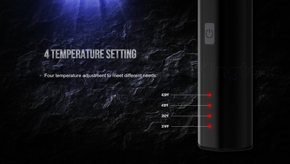 Kingtons 064 Vaporizer Kit 4 Temperature Settings