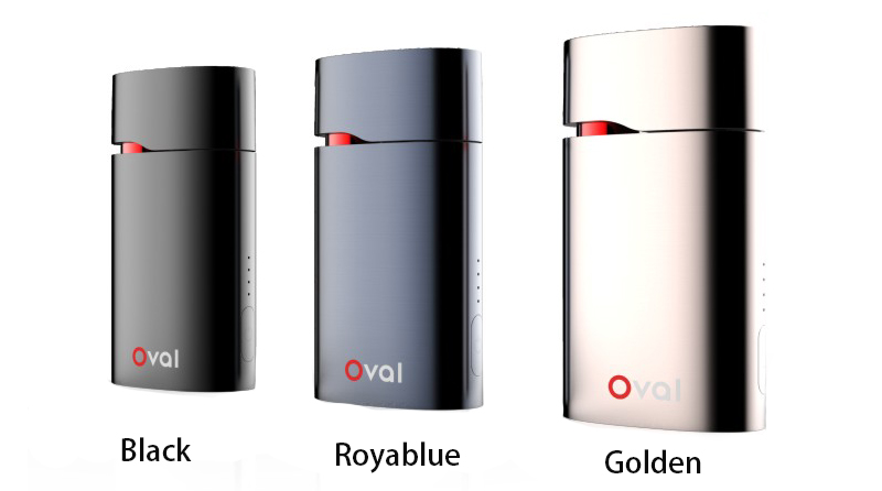 Kingtons Dry Herb Oval Vaporizer Colors