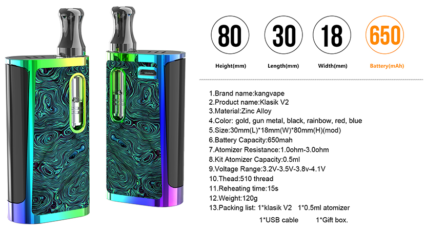 New Arrival: Klasik V2 Vape Kit from Kangvape