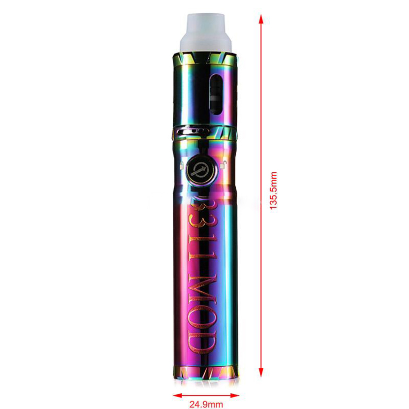 LTQ Vapor 311 Wax Dry Herb Vaporizer Size