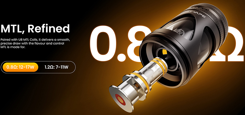 Lost Vape Centaurus Nano MTL Tank Refined MTL Vaping