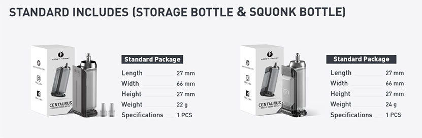 Lost Vape Centaurus Quest BF Bottle Package