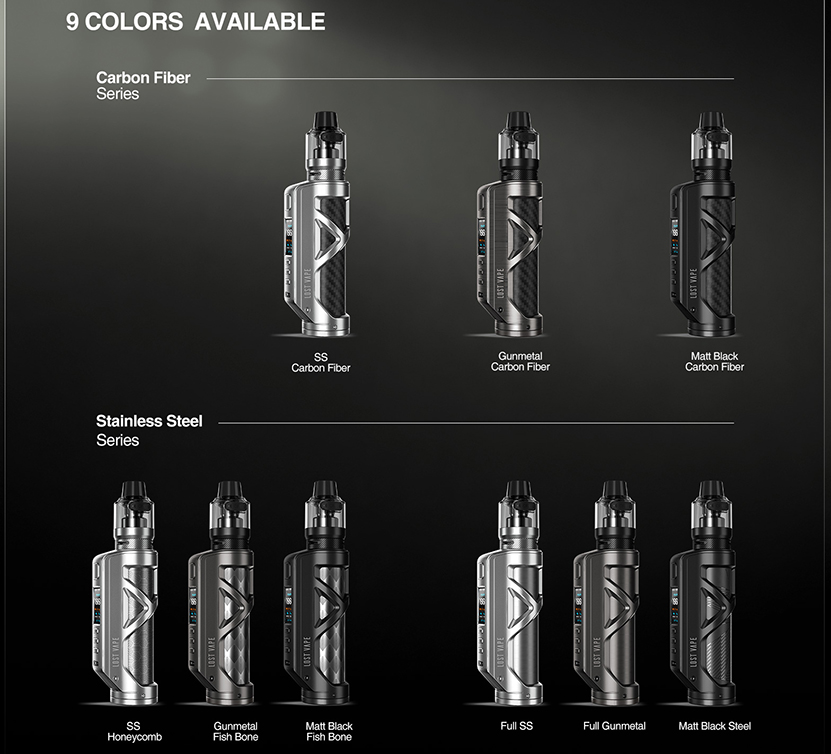 Lost Vape Cyborg 100W Mod Colors