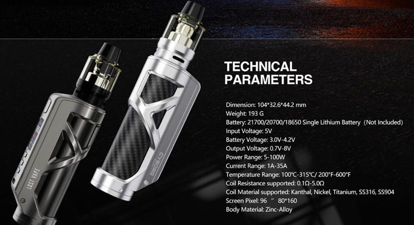 Lost Vape Cyborg Quest 100W Kit Feature 11