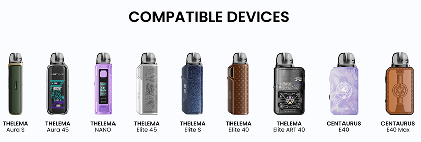 Lost Vape E Plus Cartridge V2 DM Top Fill Compatible