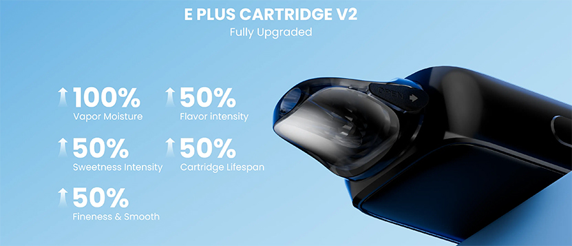 Lost Vape E Plus Cartridge V2 Upgraded Features