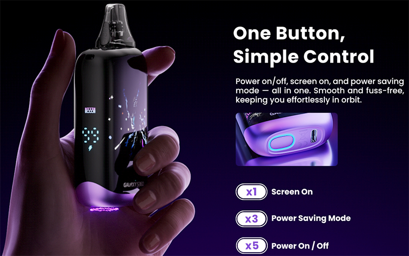 Lost Vape Galaxy S360 Pod Kit One Button For Full Control