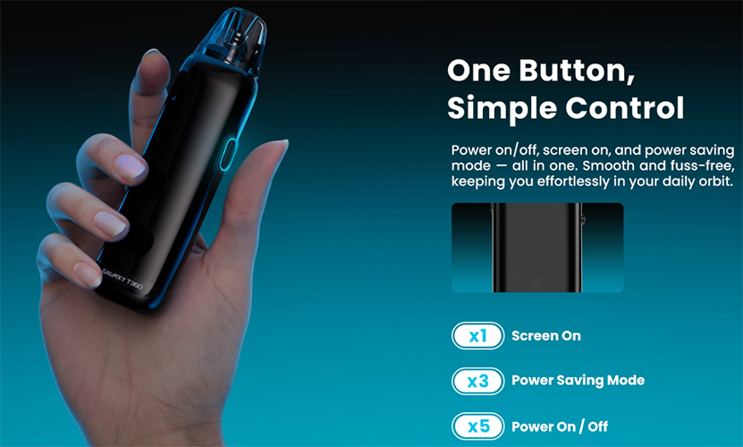 Lost Vape Galaxy T360 Kit One Button For Full Control