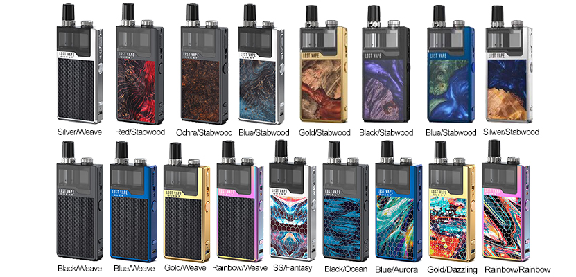 Lost Vape Orion Q-PRO Pod Kit Colors