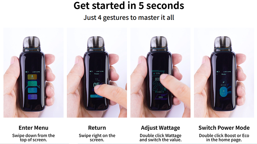 Lost Vape Thelema Aura 45 Kit Touchscreen