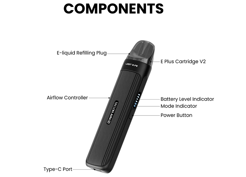 Lost Vape Thelema Aura S Kit Component
