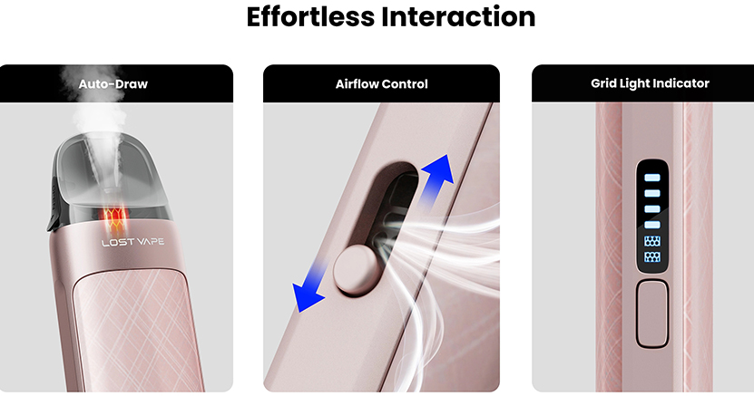 Lost Vape Thelema Aura S Kit Effortless Interaction