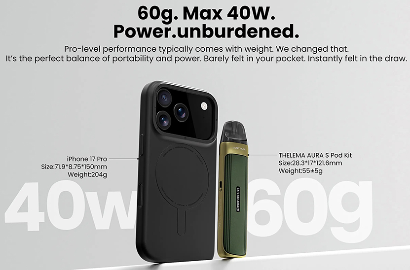Lost Vape Thelema Aura S Kit Max 40W