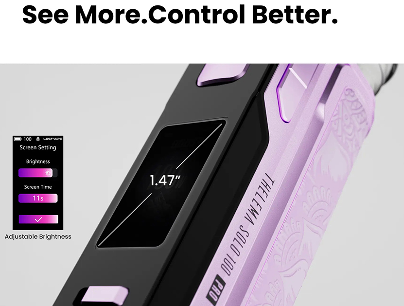 Lost Vape Thelema Solo 100 Pro Box Mod 100W