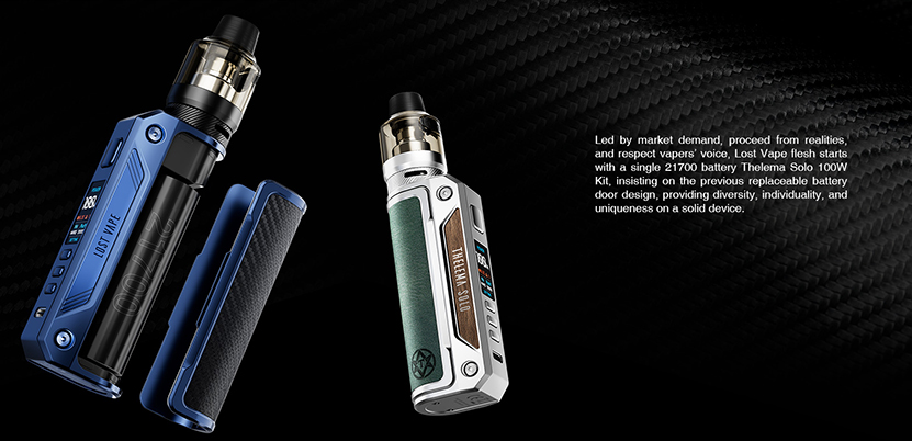 Lost Vape Thelema Solo Kit Battery Type