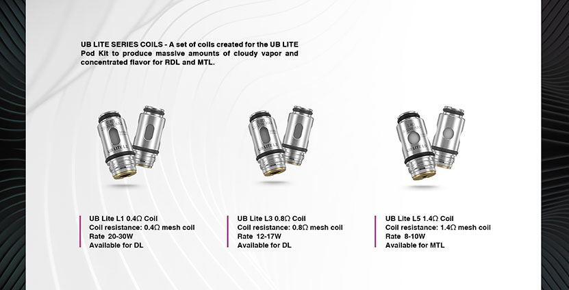 Lost Vape UB Lite Coil Features