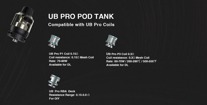Lost Vape UB Pro Tank Feature 2