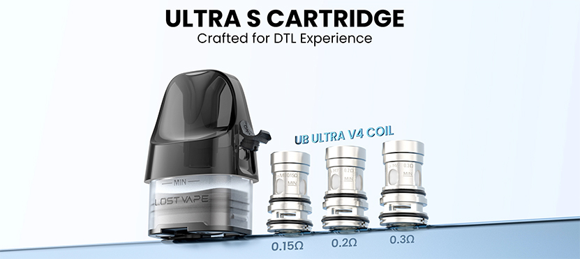 Lost Vape Ultra S Pod Cartridge Compatible