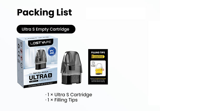 Lost Vape Ultra S Pod Cartridge Package