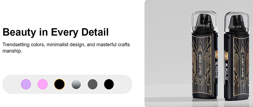 Lost Vape Ursa Cap Pro Kit Beauty In Every Details