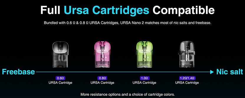 Lost Vape Ursa Nano 2 Kit Cartridge Compatible