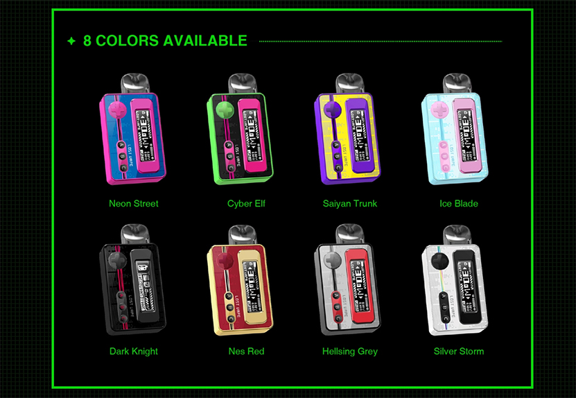 Lost Vape Ursa Pocket Pod Kit Specification